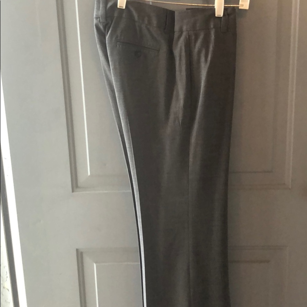 Grey slim fit dress pants